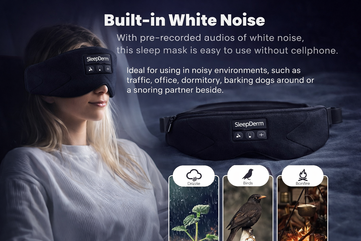SleepDerm Eclipse Bluetooth Sleep Mask
